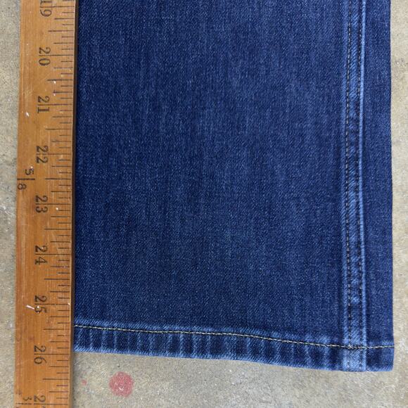 Banana Republic High Rise Crop Boot Jeans 26‎ Dark Wash Stretch Denim Flare - Picture 9 of 11